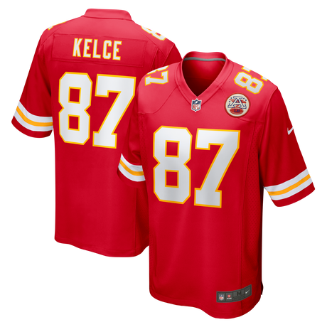 Chiefs Travis Kelce Nike Men's Red Game Jersey