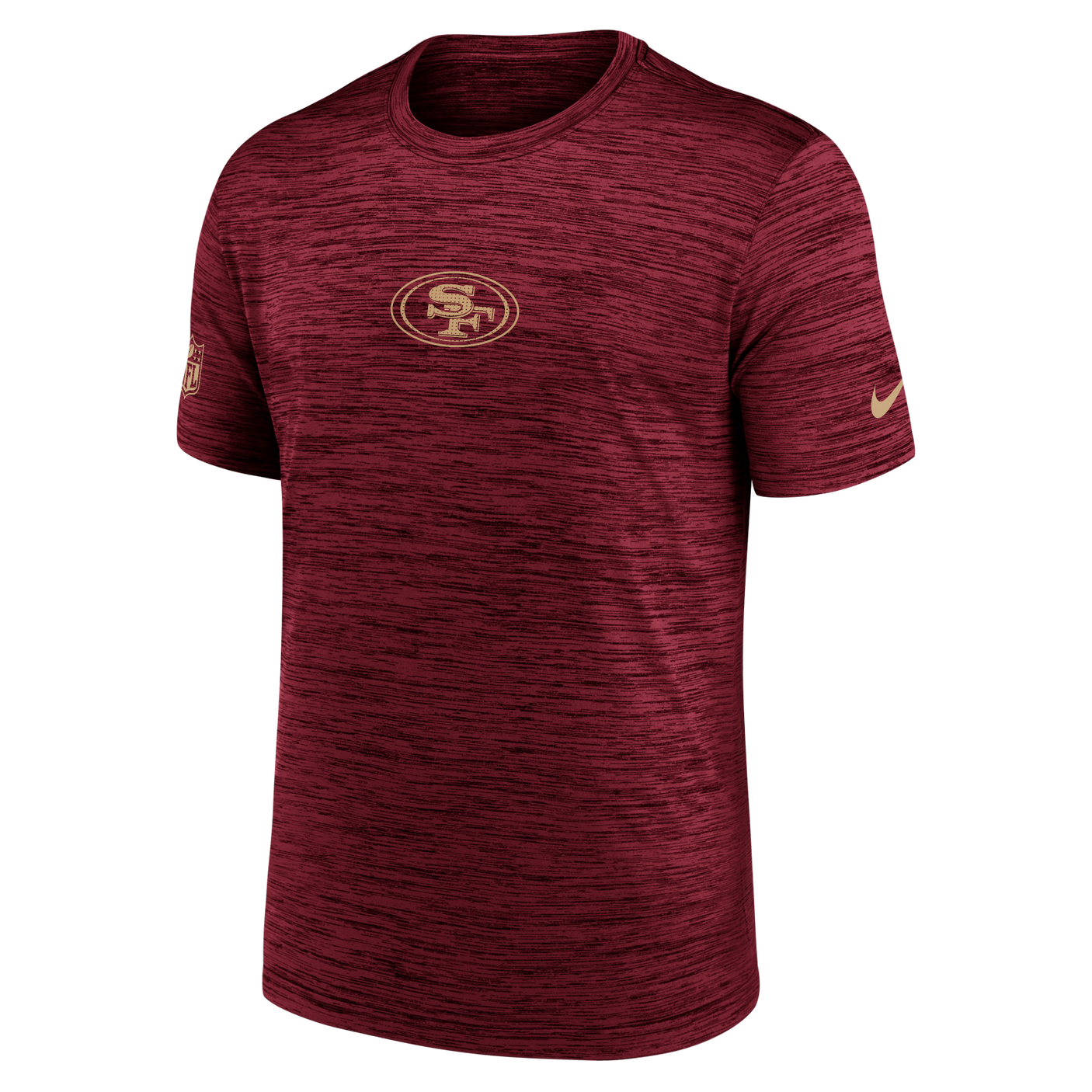 49ers 2025 Nike Dri-Fit Sideline Team Issue Velocity T-Shirt
