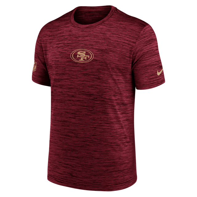 49ers 2025 Nike Dri-Fit Sideline Team Issue Velocity T-Shirt