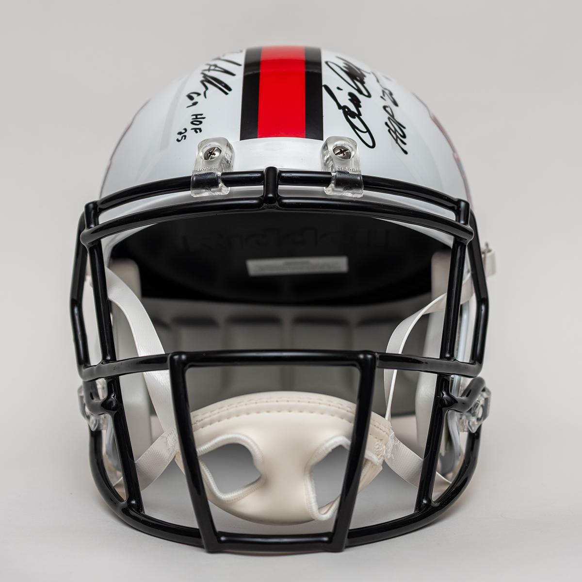 Class of 2025 Autographed Hall of Fame White Speed Replica Helmet