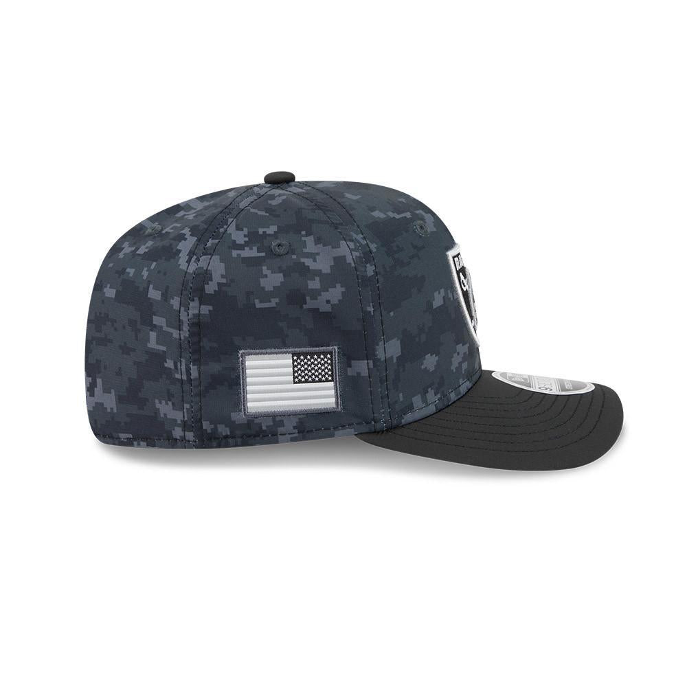 Raiders 2026 New Era Men's 9SEVENTY Salute to Service Hat Pro Football Hall of Fame