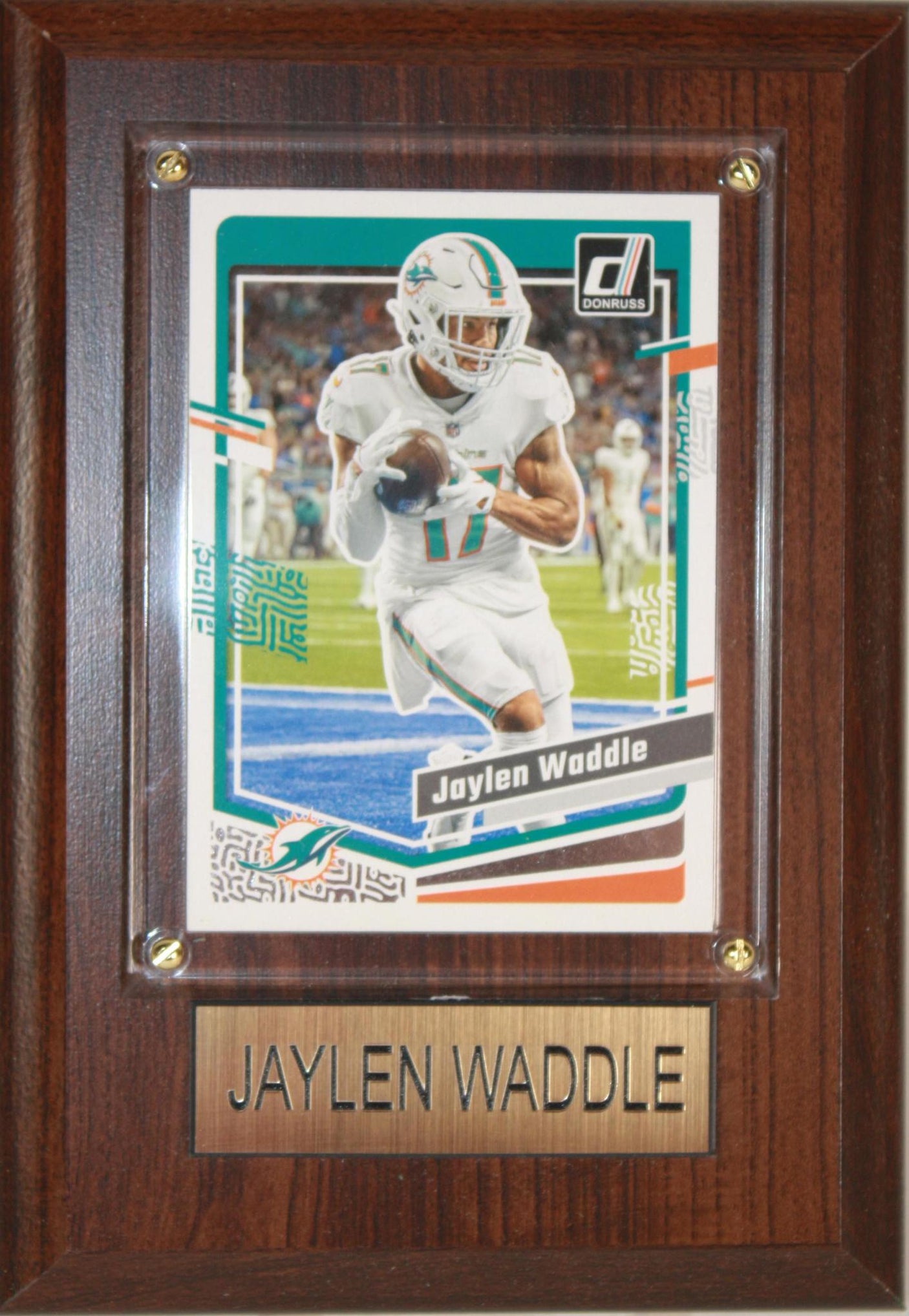 Jaylen Waddle 4x6 Plaque