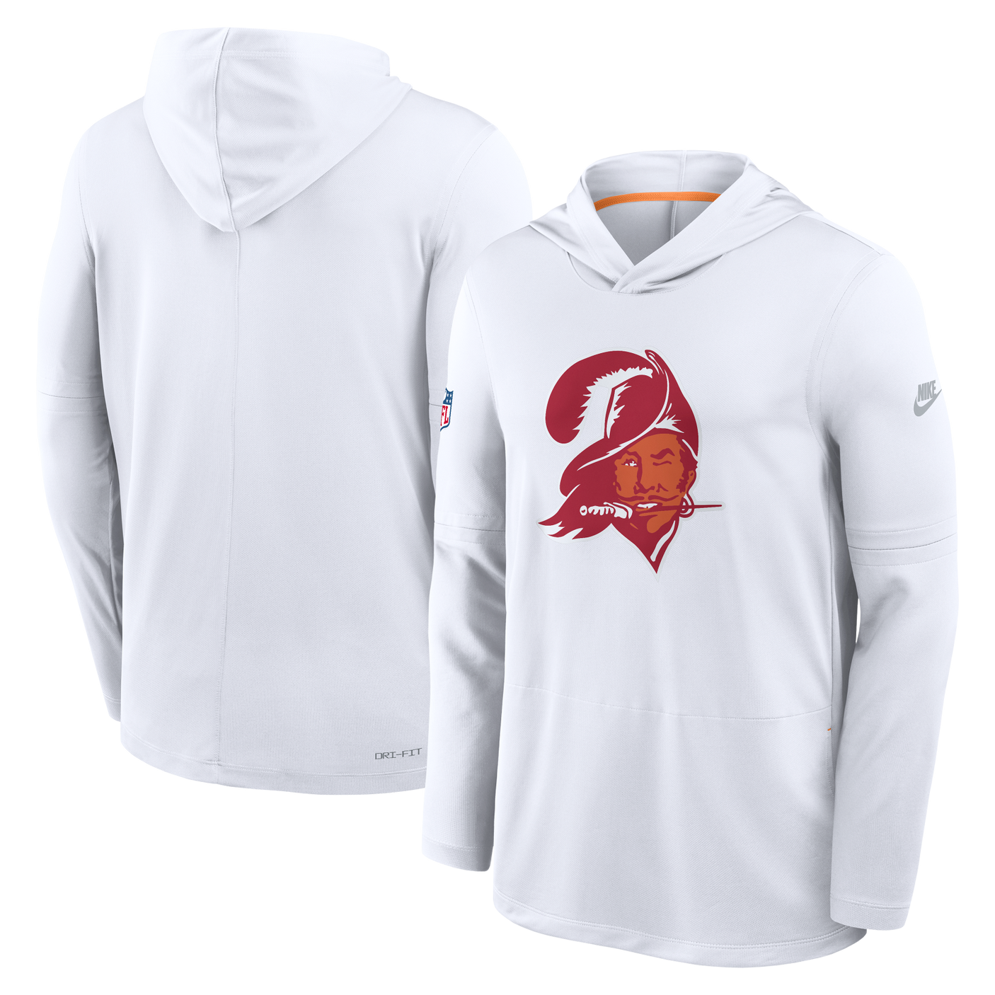 Buccaneers 2026 Nike Men's Dri-Fit Lightweight Long Sleeve Hoodie Top