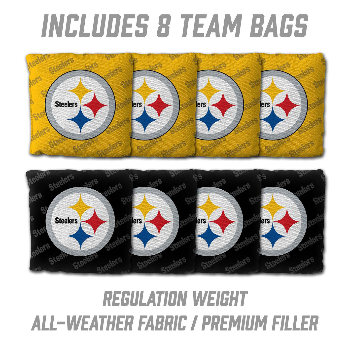 Steelers 2’ x 3’ Cornhole Game