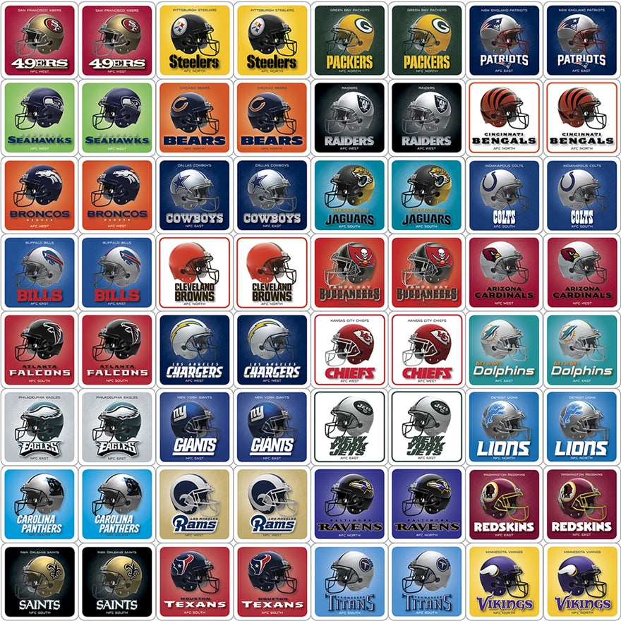 NFL Matching Game Pro Football Hall of Fame