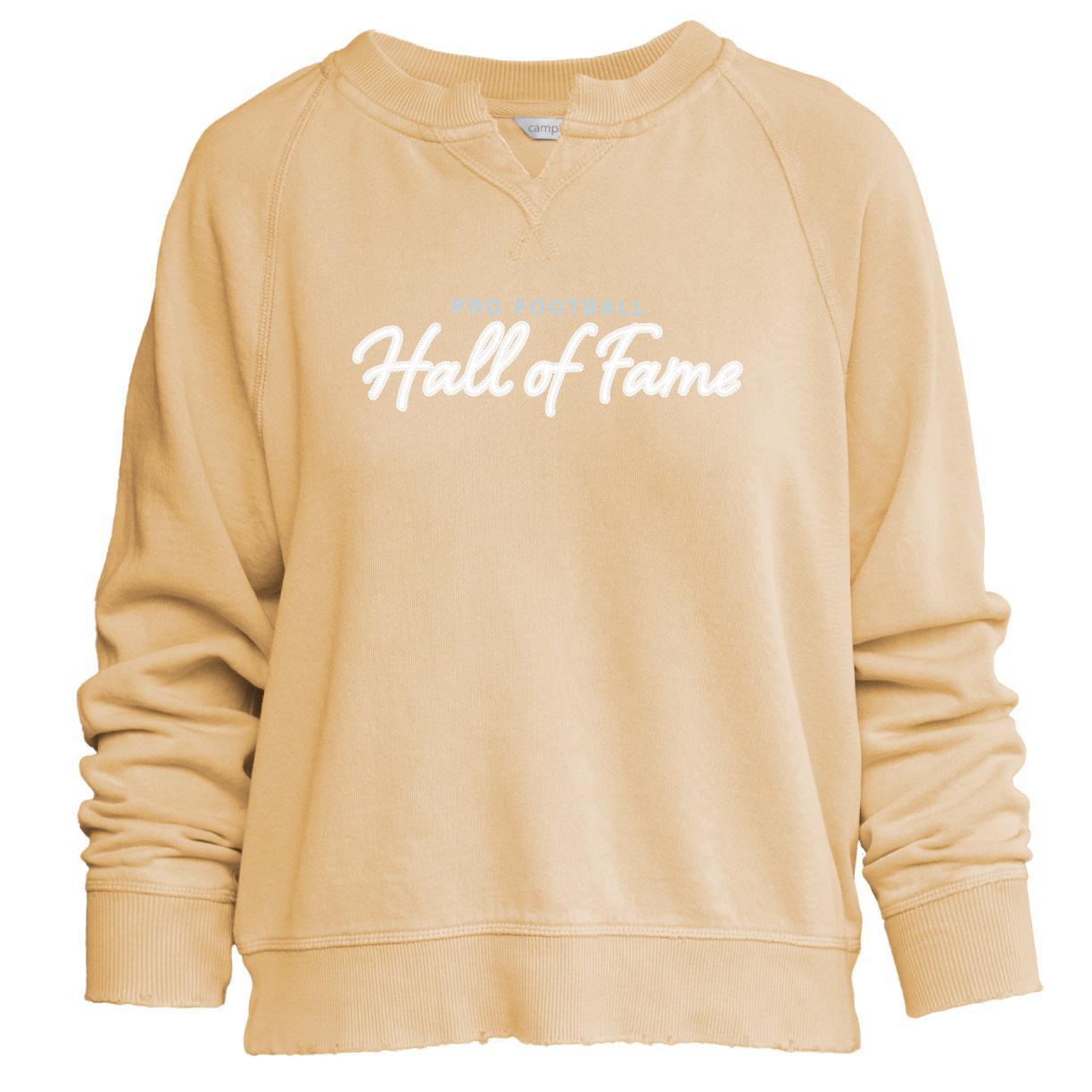 Hall of Fame Camp David Women's Script Crewneck