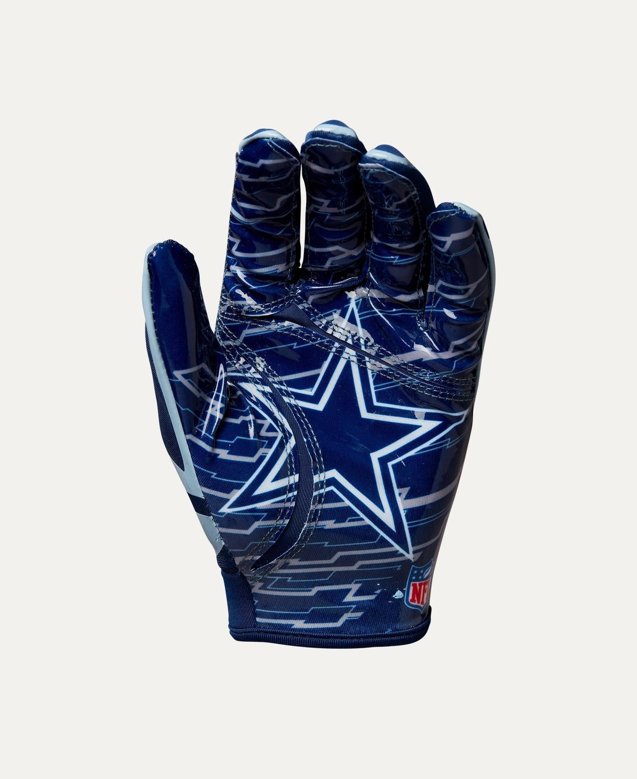 Cowboys 2025 Wilson Youth NFL Stretch Fit Receivers Gloves