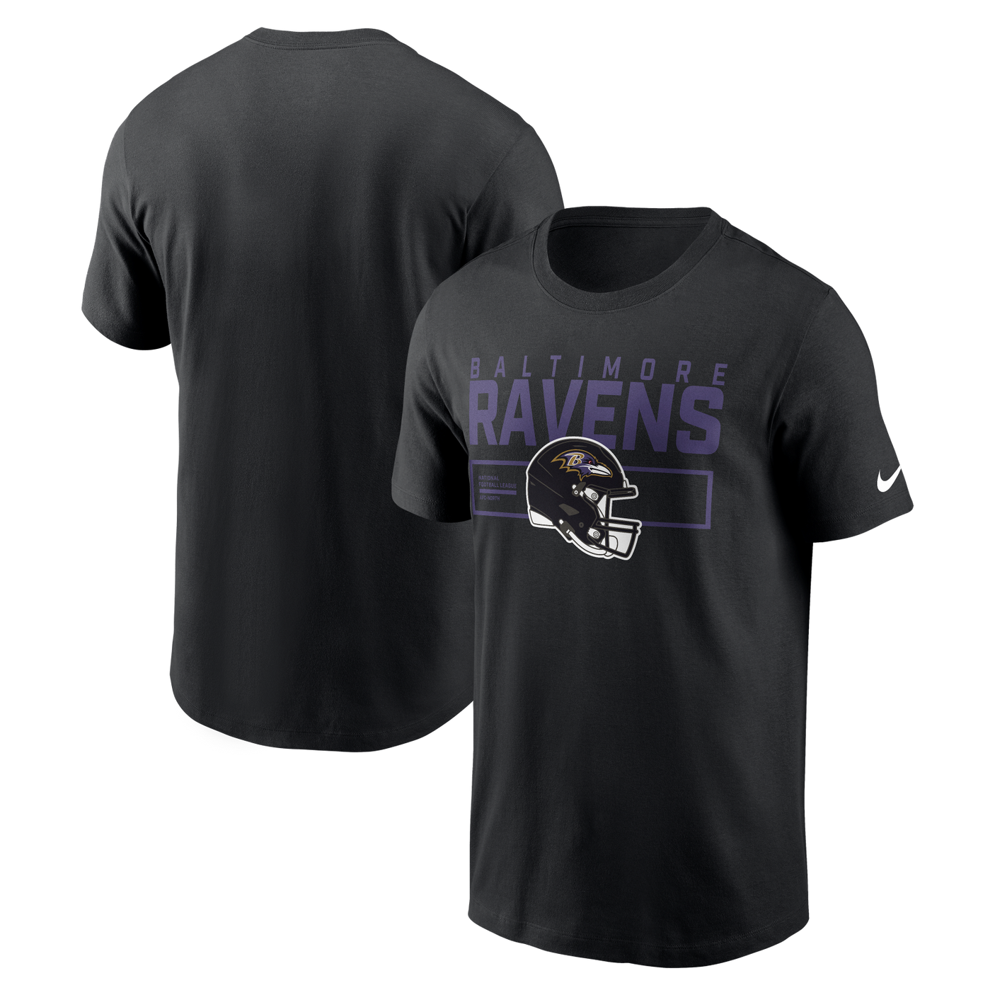 Ravens 2025 Men's Nike Helmet Essential T-Shirt