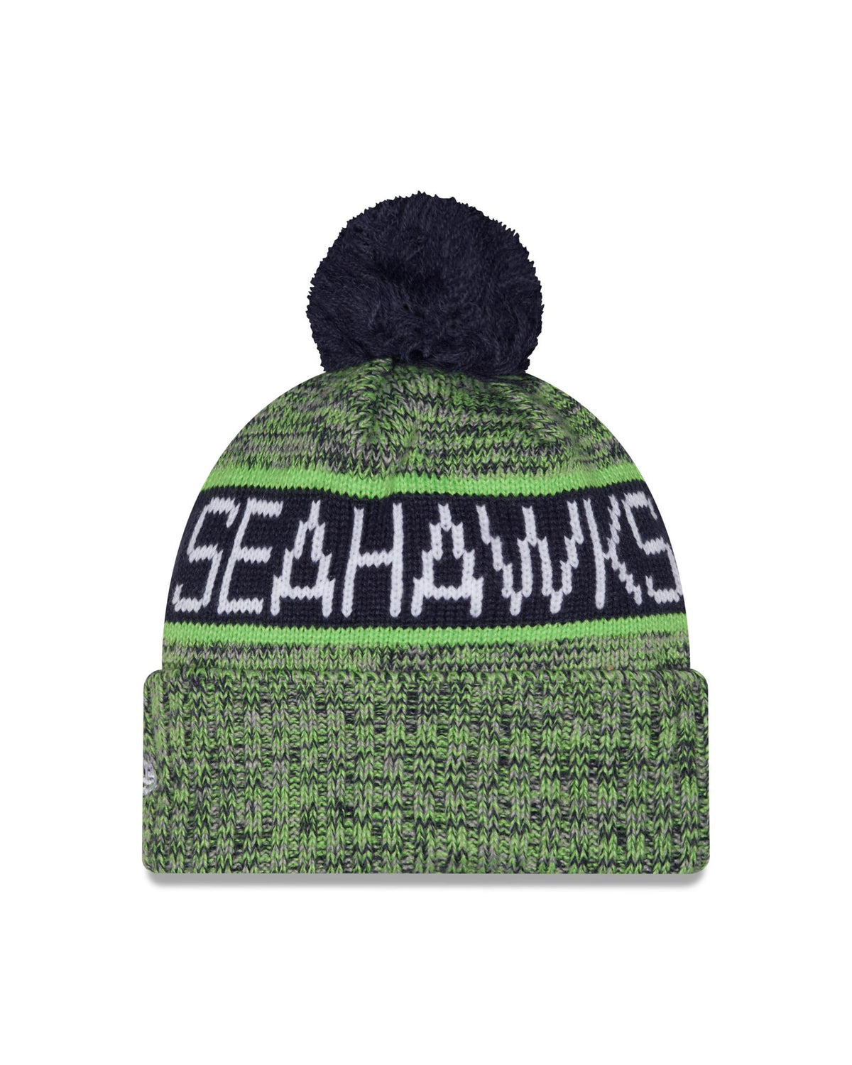 Seahawks 2026 New Era Men's Green Tri-Color Knit Pro Football Hall of Fame