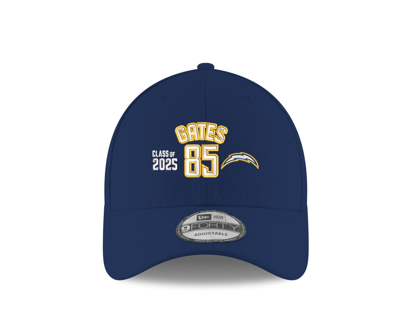 Antonio Gates Chargers Class of 2025 New Era 9FORTY Name and Number Hat