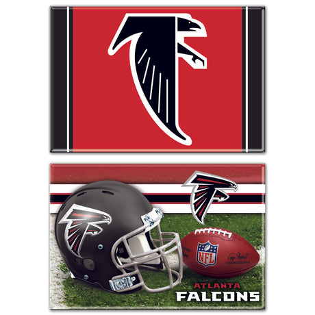 Falcons 2-Pack Rectangle Magnets