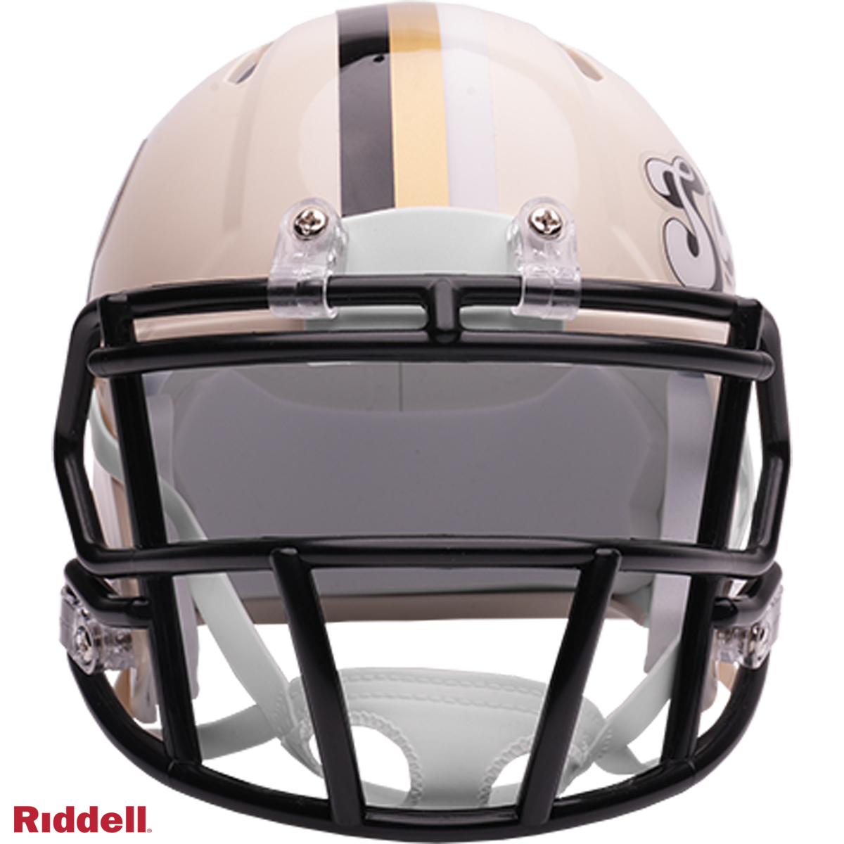Saints 2026 Retro Mini Speed Helmet