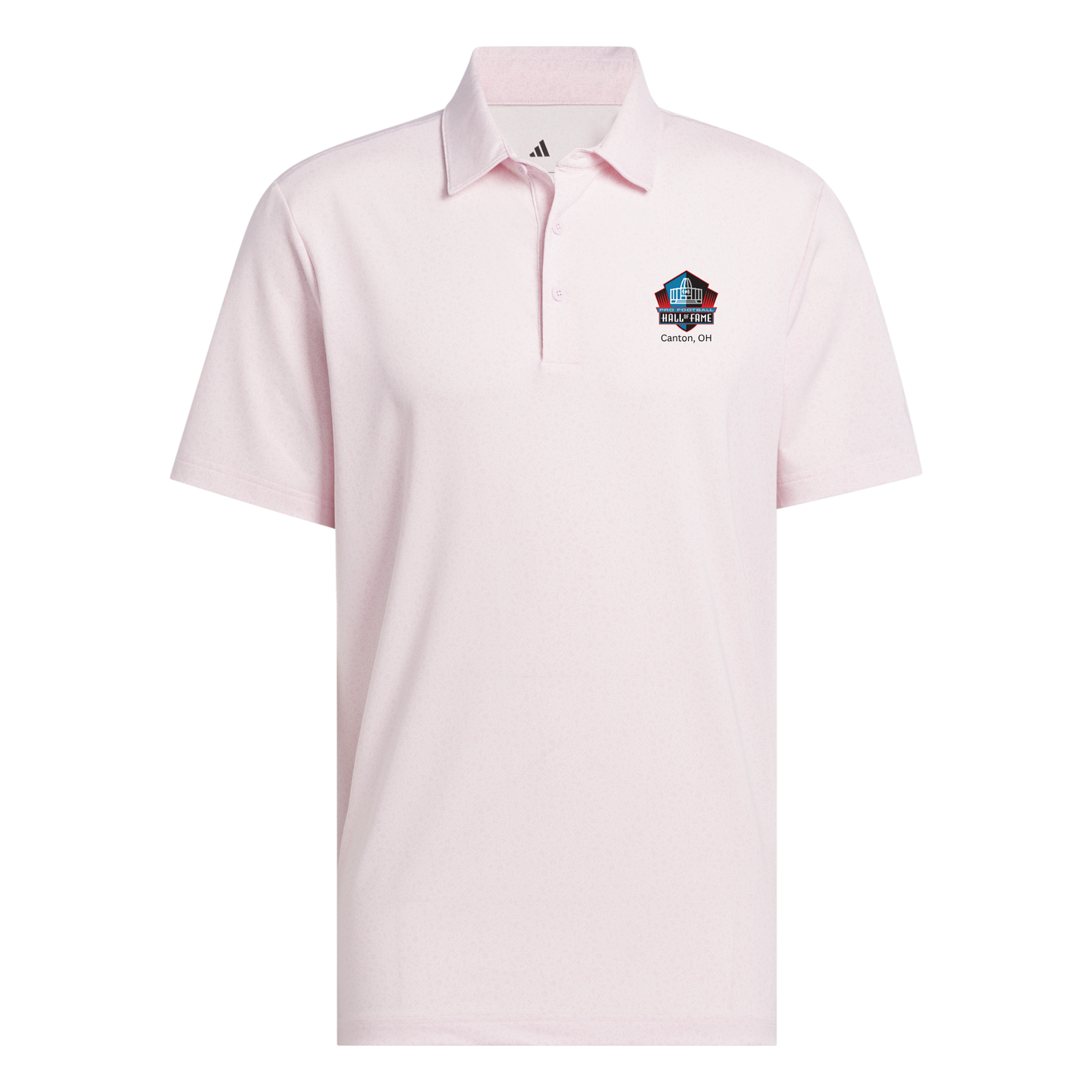 Hall of Fame Men's Adidas Clear Pink Ultimate365 Mini Bunker Polo