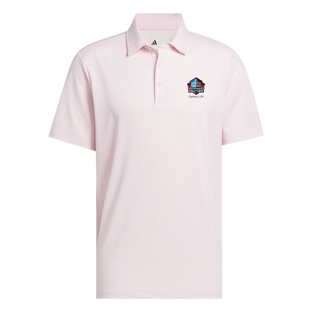 Hall of Fame Men's Adidas Clear Pink Ultimate365 Mini Bunker Polo