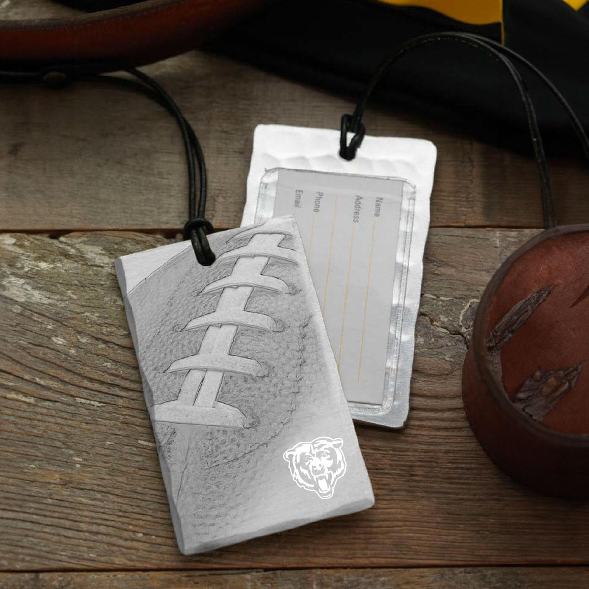 Bears Football Bag Tag