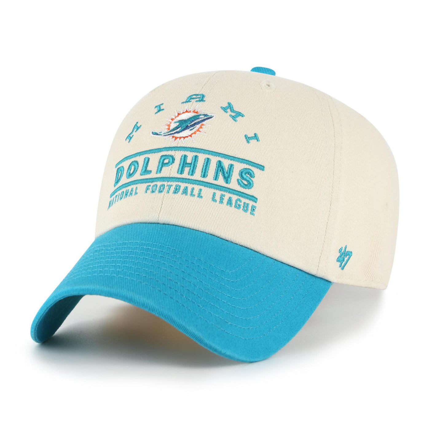 Dolphins 2025 '47 Brand Men's Windham Clean Up Hat