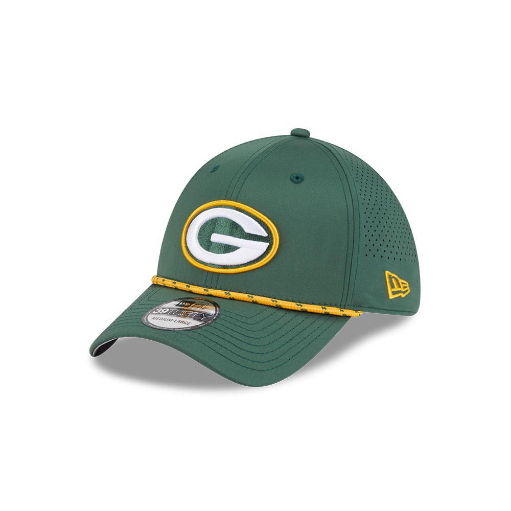 Packers New Era Men's 39THIRTY Performance Hat Pro Football Hall of Fame