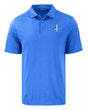 Lions Cutter and Buck Men's Blue Coastline Epic Comfort Eco Polo
