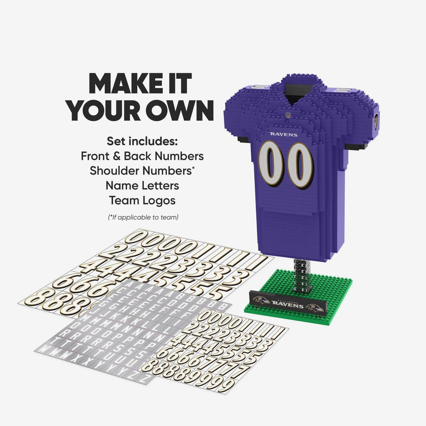 Ravens 3D Brxlz Jersey