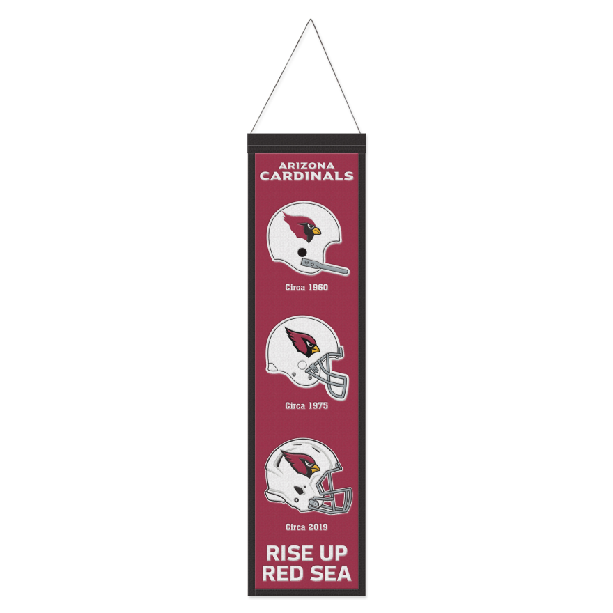 Cardinals Evolution Banner Pro Football Hall of Fame