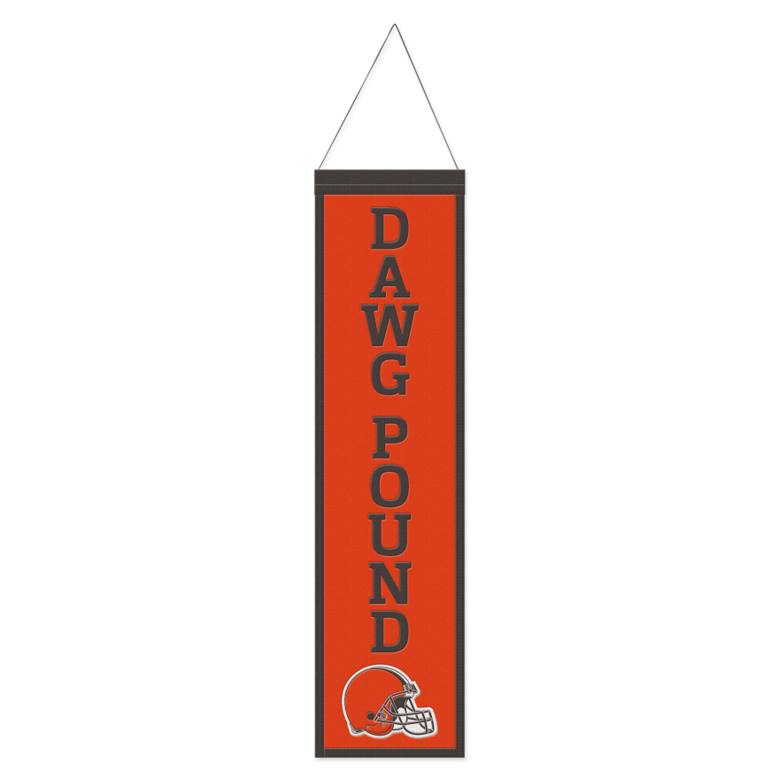 Browns Slogan Banner Pro Football Hall of Fame