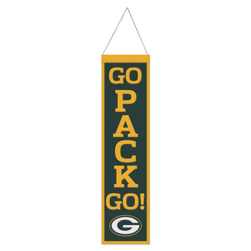 Packers Slogan Banner Pro Football Hall of Fame