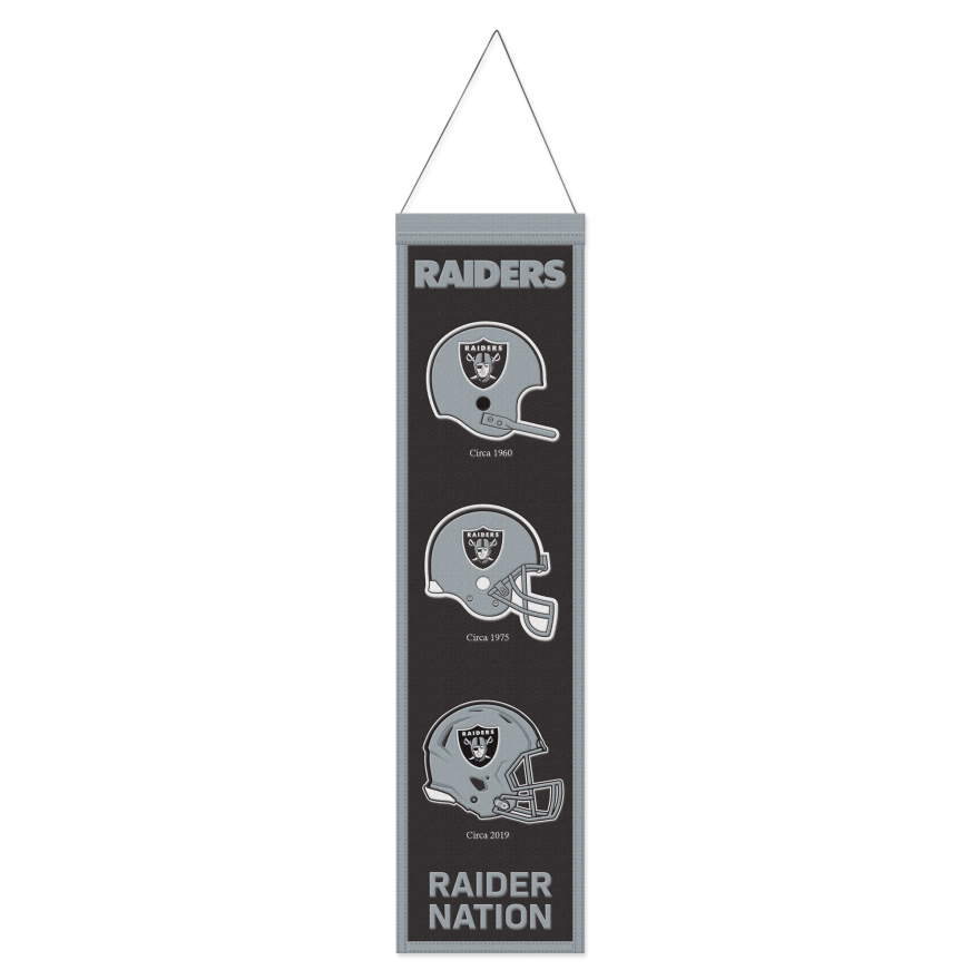 Raiders Evolution Banner Pro Football Hall of Fame
