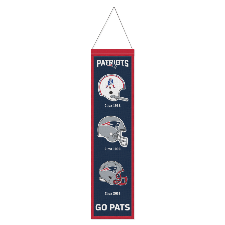 Patriots Evolution Banner Pro Football Hall of Fame