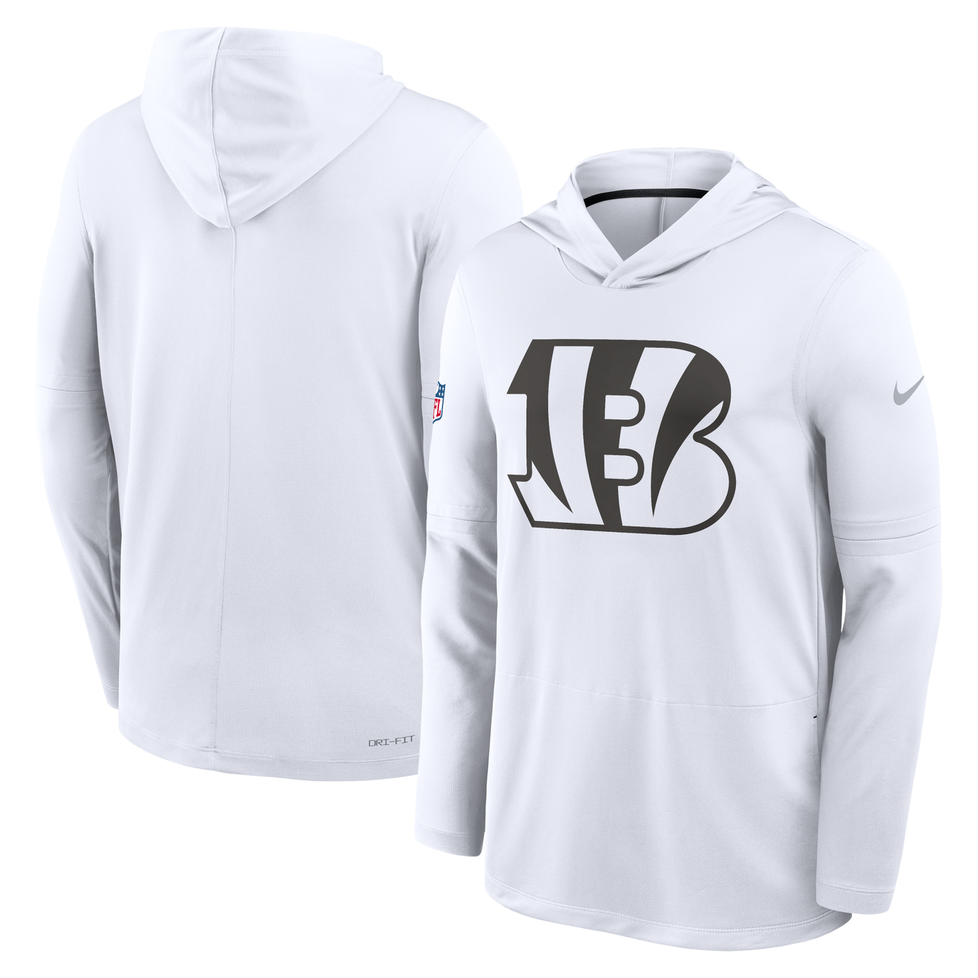 Bengals 2026 Nike Men's Alternate Dri-Fit Lightweight Long Sleeve Hoodie Top