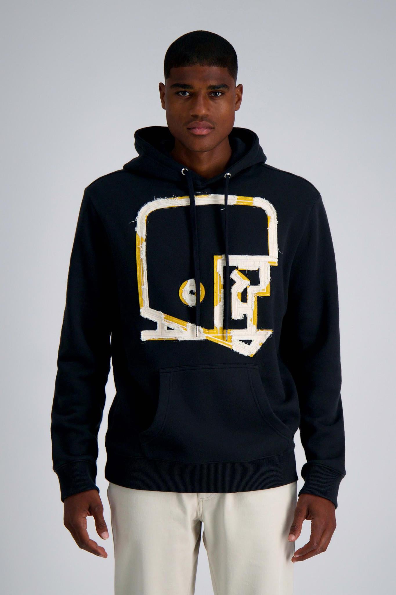 Pro Football Hall of Fame X Haggar - Black Graphic Helmet Pullover Sweatshirt