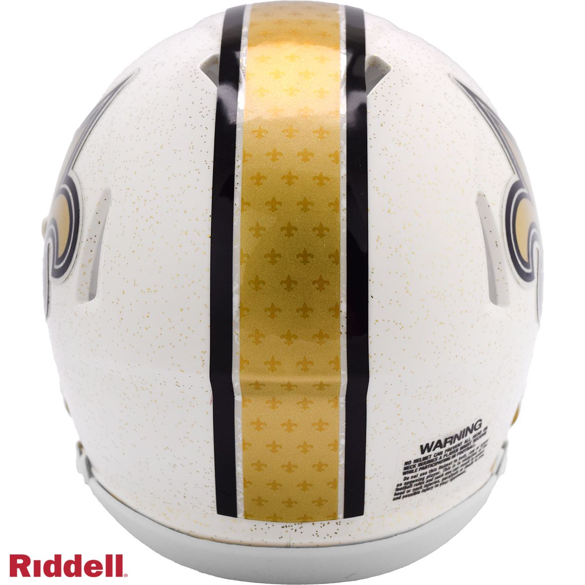 Saints 2025 NFL On-Field Alternate Speed Mini Helmet