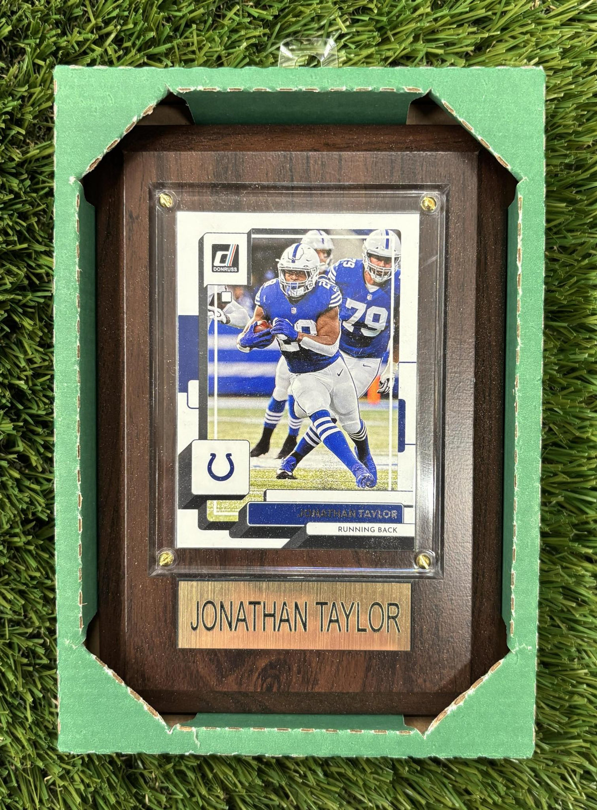Jonathan Taylor 4x6 Plaque Pro Football Hall of Fame