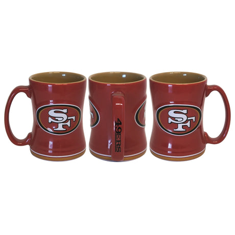 49ers 14oz Relief Sculpted Mug