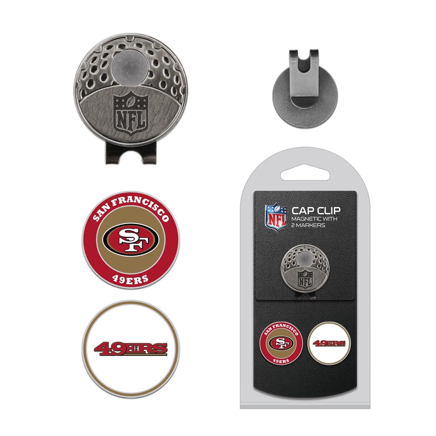 49ers 2 Marker & Cap Clip Set Pro Football Hall of Fame