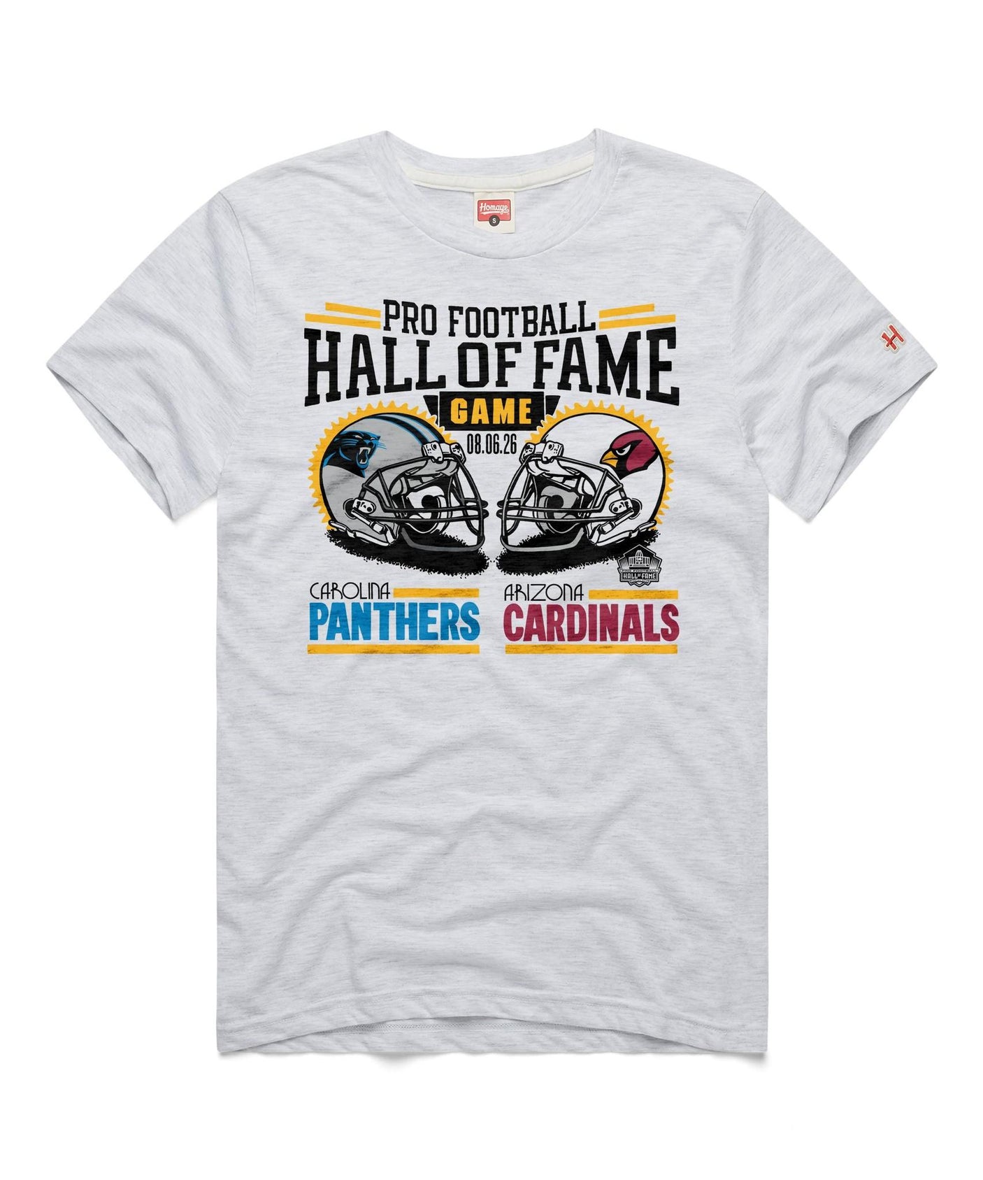 Hall of Fame Game 2026 Men's Ash Homage T-Shirt