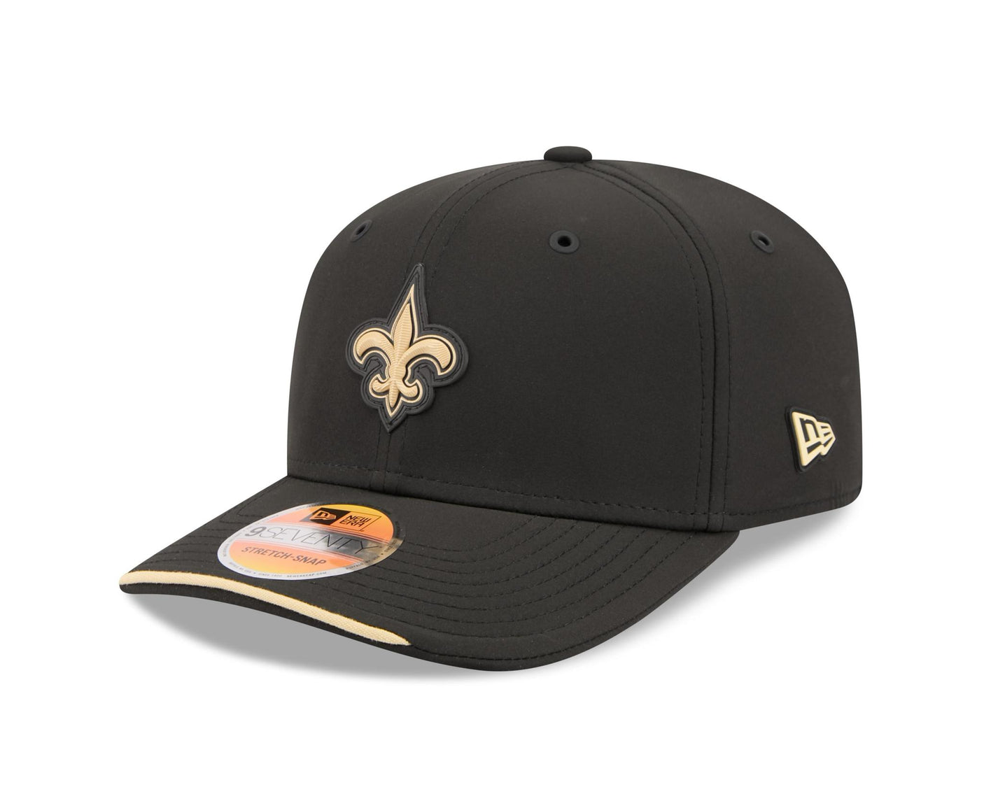 Saints 2026 New Era Men's 9SEVENTY Stretch Snap Sideline Hat