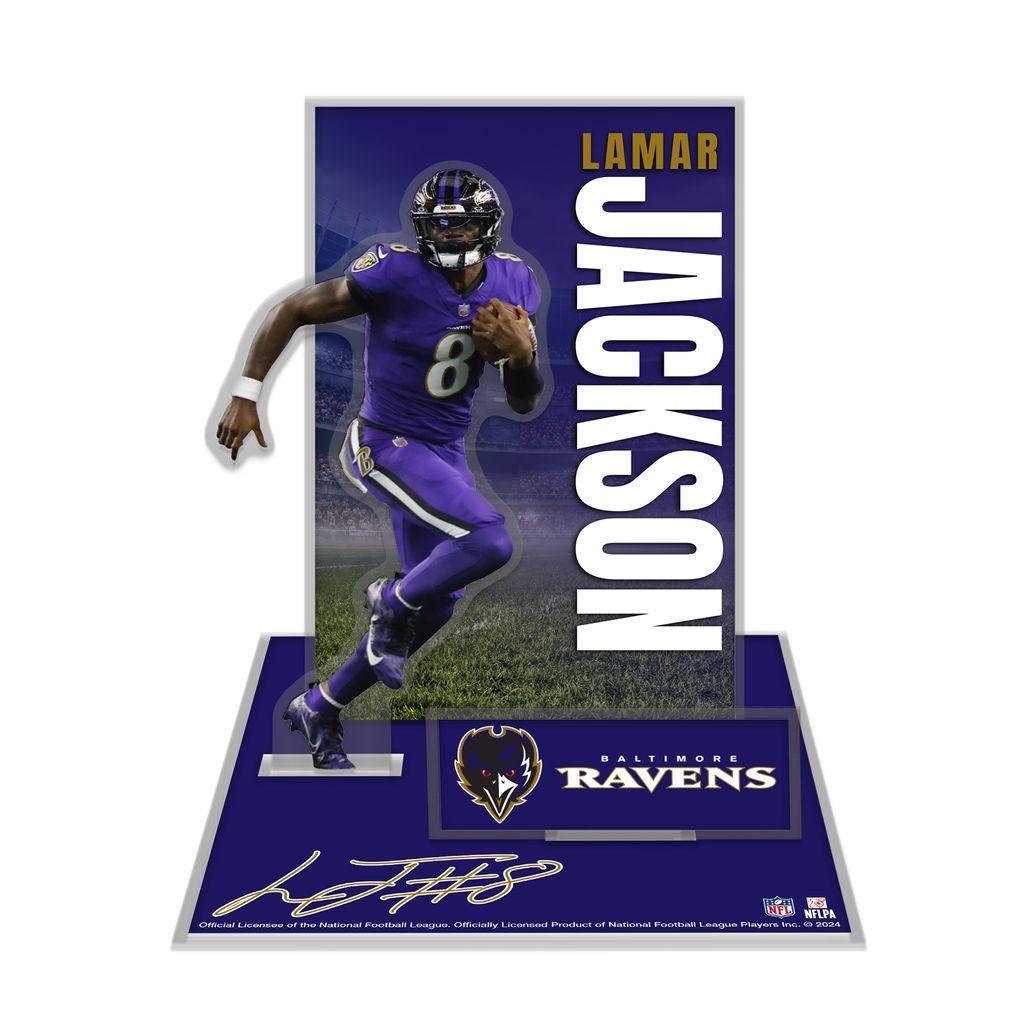 Ravens Lamar Jackson 3D Collector Stand