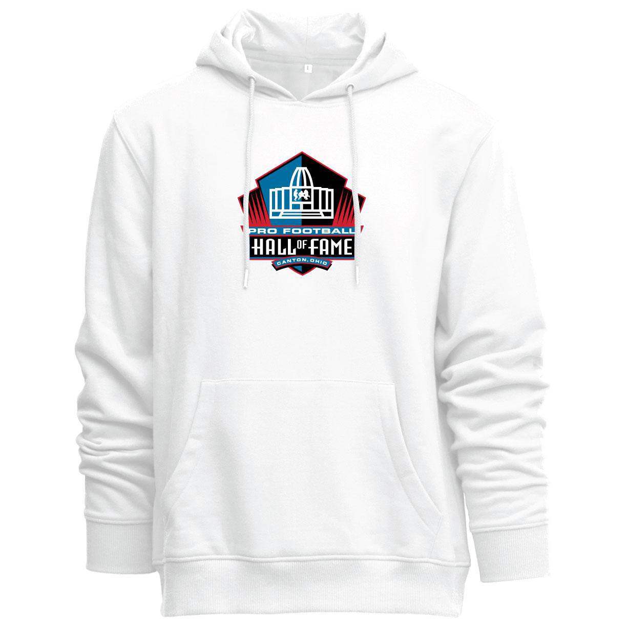 Hall of Fame Camp David Men's White Logo Hoodie
