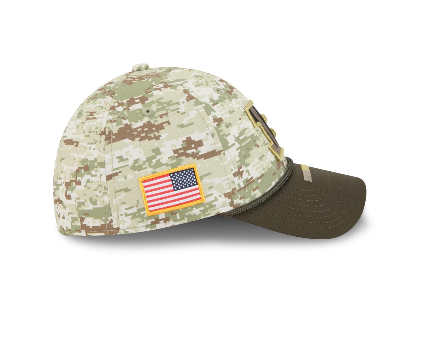 Bengals 2025 New Era Men's 39THIRTY Salute to Service Hat