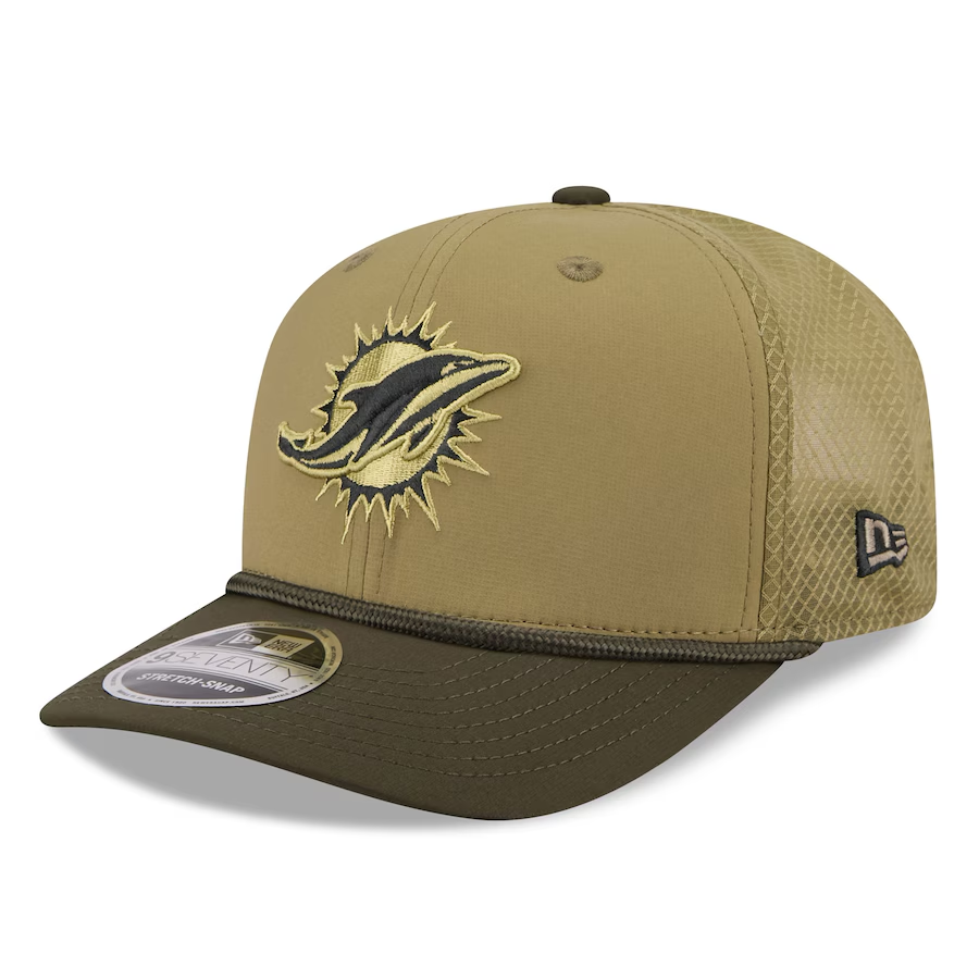 Dolphins 2025 New Era Men's 9SEVENTY Salute to Service Hat