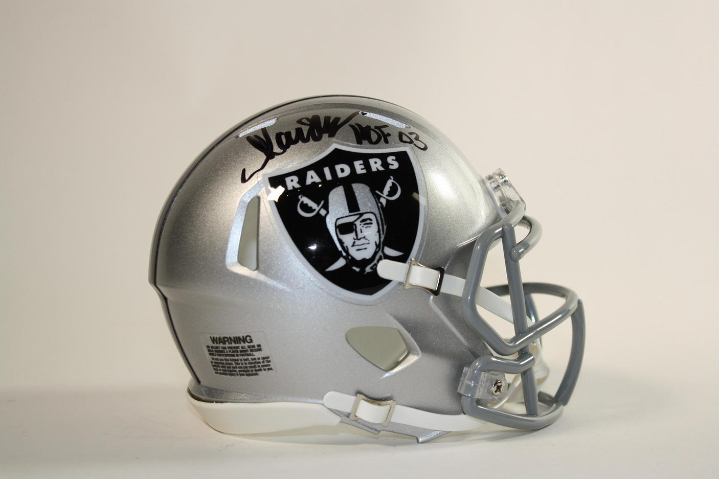 Marcus Allen Autographed Raiders Mini Helmet