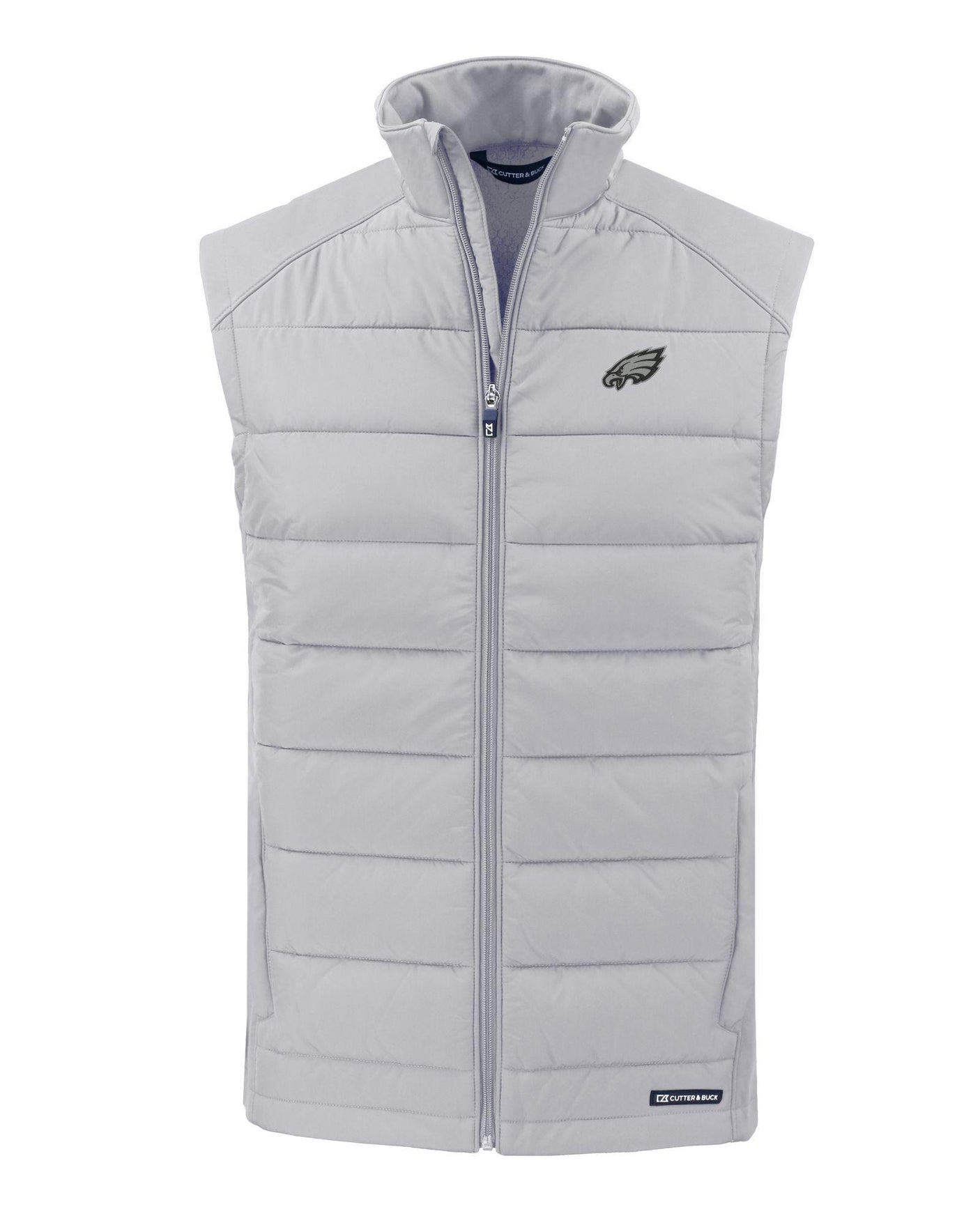 Eagles Cutter and Buck Men's Concrete Evoke Eco Hybrid Vest