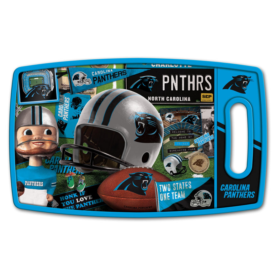 Panthers Retro Cutting Board