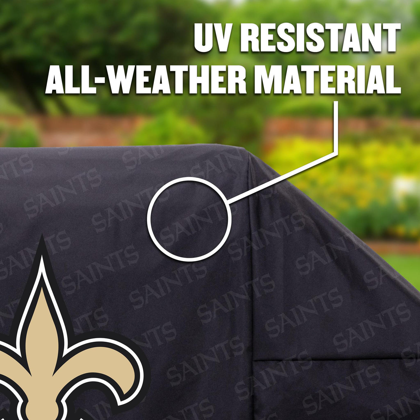 Saints Heavy Duty Grill Cover
