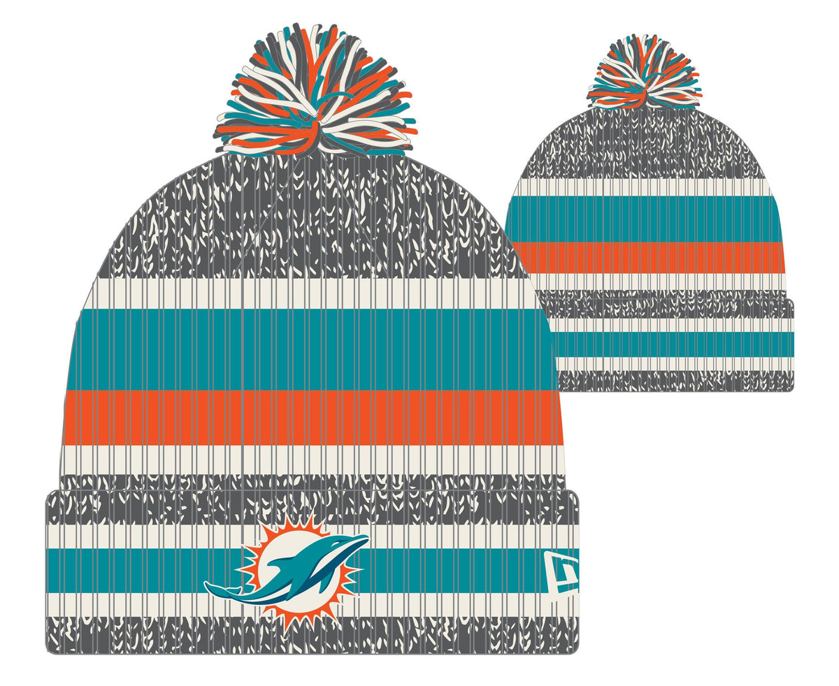 Dolphins 2026 New Era Men's Stripe Knit
