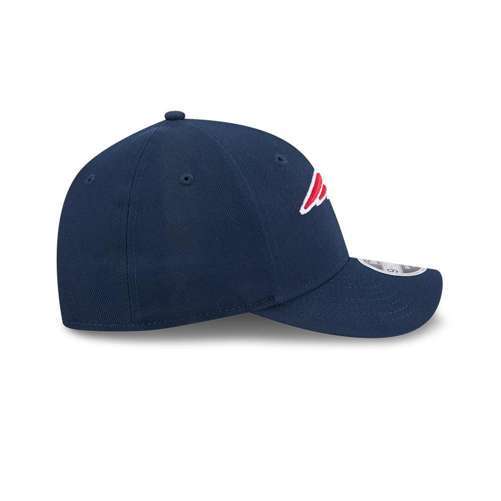 Patriots 2025 New Era Men's 9FORTY M-Crown Black Hat Pro Football Hall of Fame
