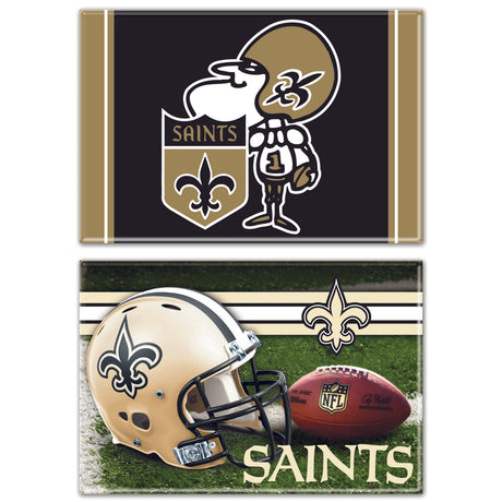 Saints 2-Pack Rectangle Magnets