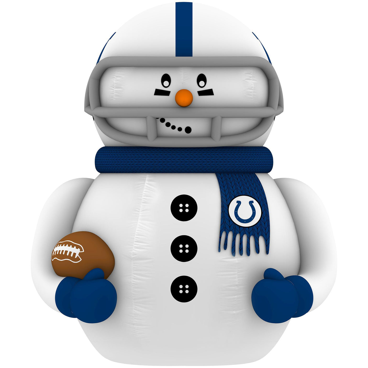 Colts Team Pride Inflatable Snowman Player