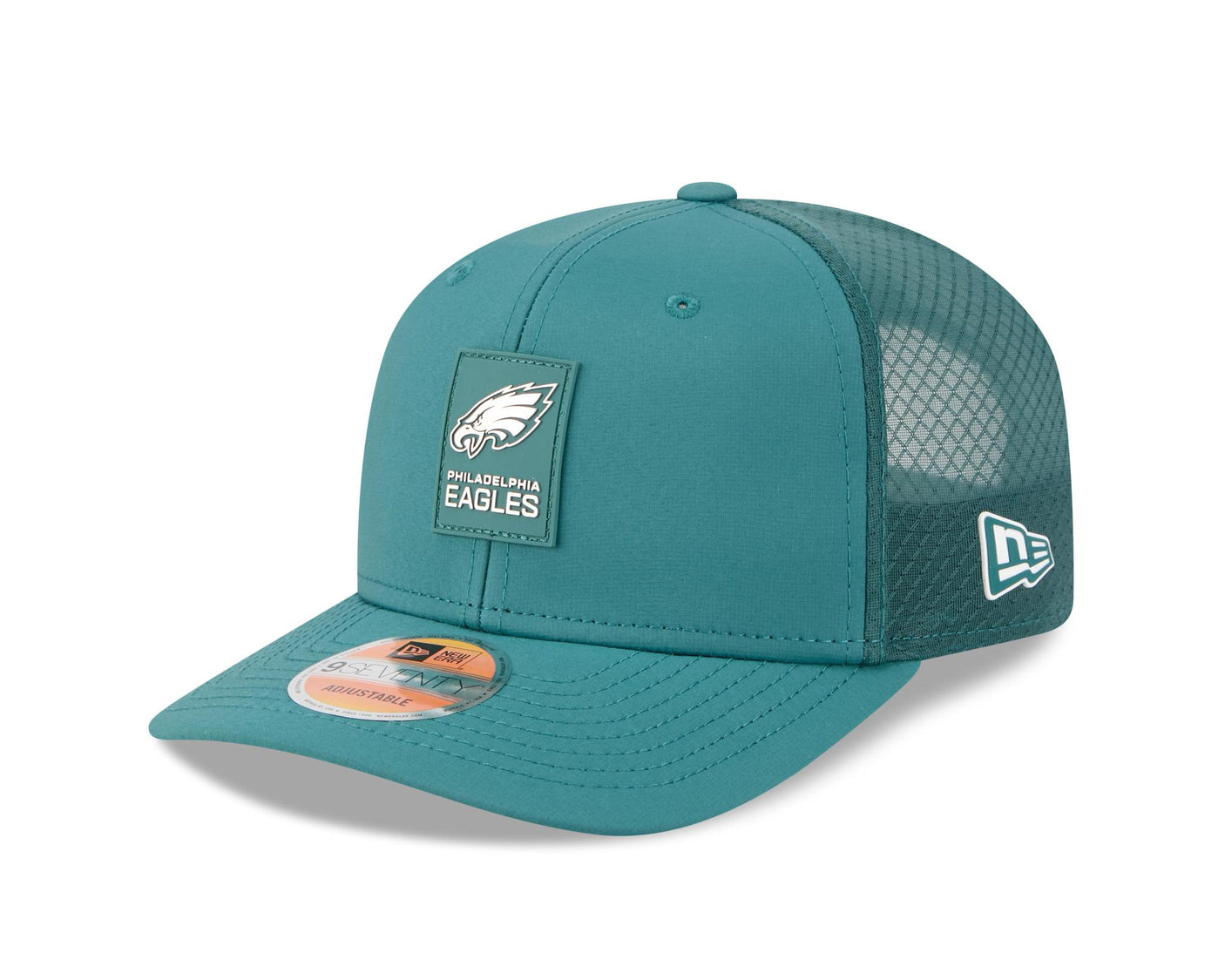 Eagles 2025 New Era Men's Dark Green 9SEVENTY Sideline Hat