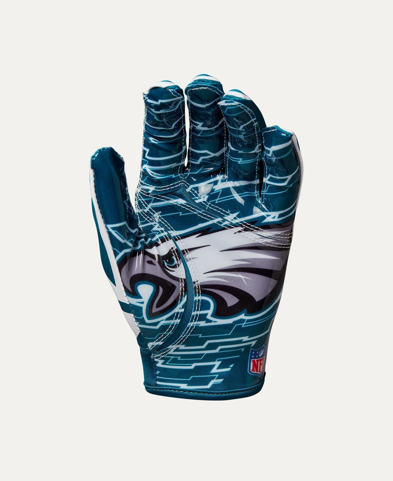 Eagles 2025 Wilson Youth NFL Stretch Fit Receivers Gloves